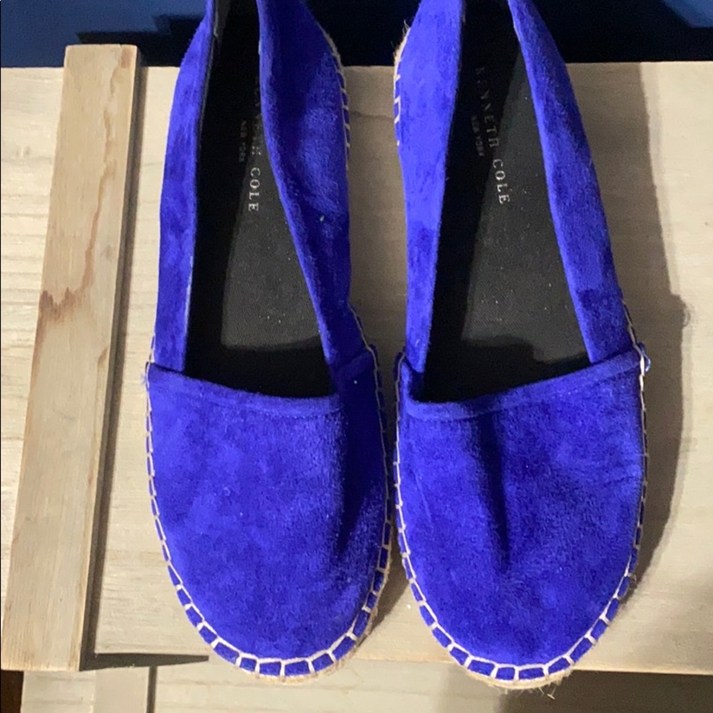 Kenneth Cole blue suede espadrilles - Picture 2 of 4